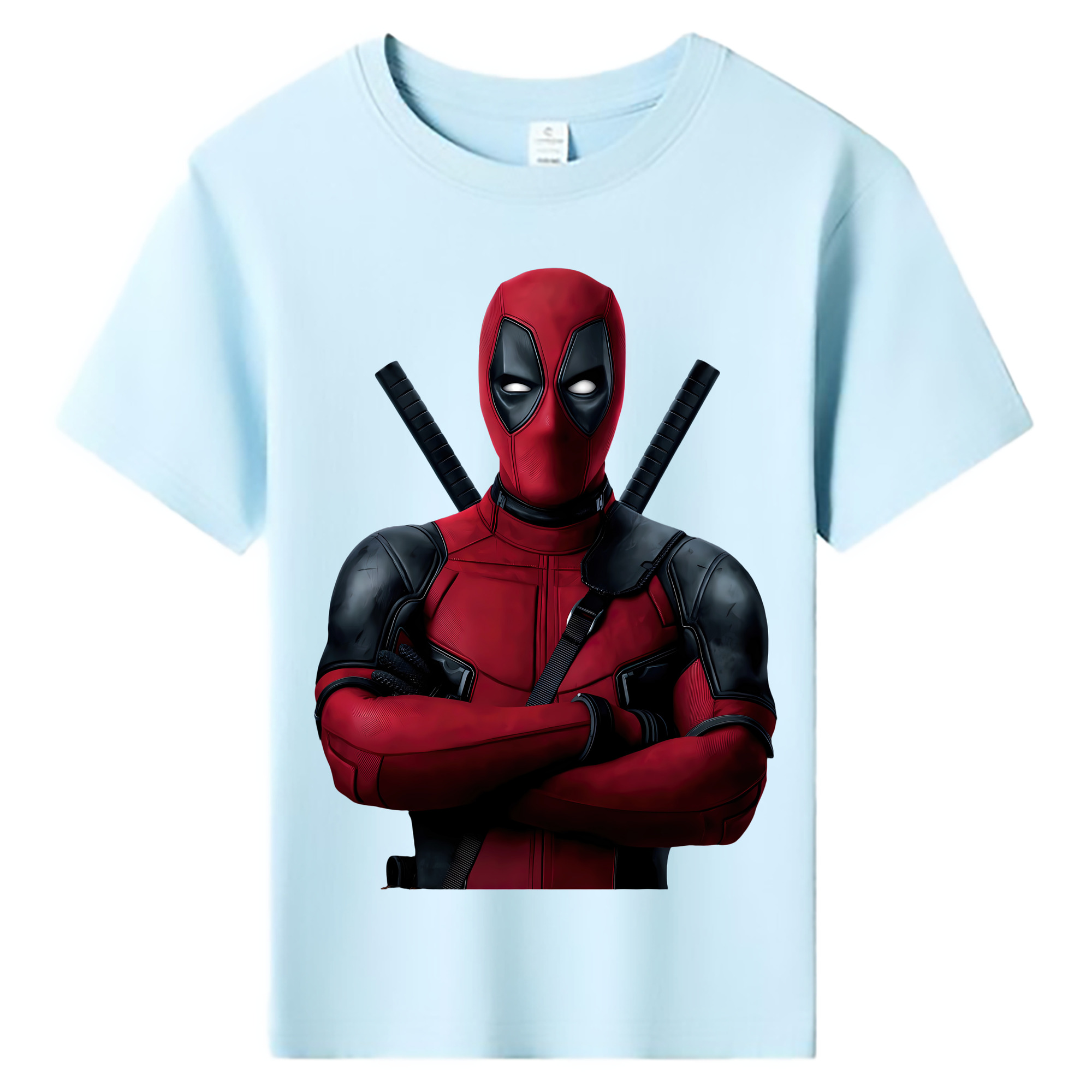 （画像用） Deadpool デッドプール 綿100％キッズTシャツ（フロントプリント）